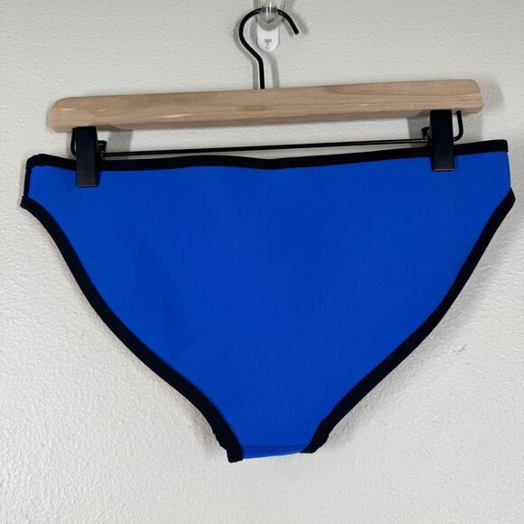 Triangl Colorblock Swim Bikini Bottom Only Colorful Neoprene Swimwear Size Large - Picture 5 of 5